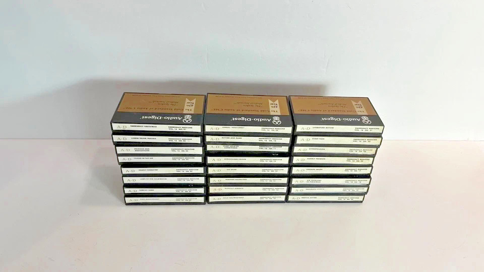 LOT 24 CME Physician Audio Digest Emergency Medicine Cassette Volume 16 1999 VTG