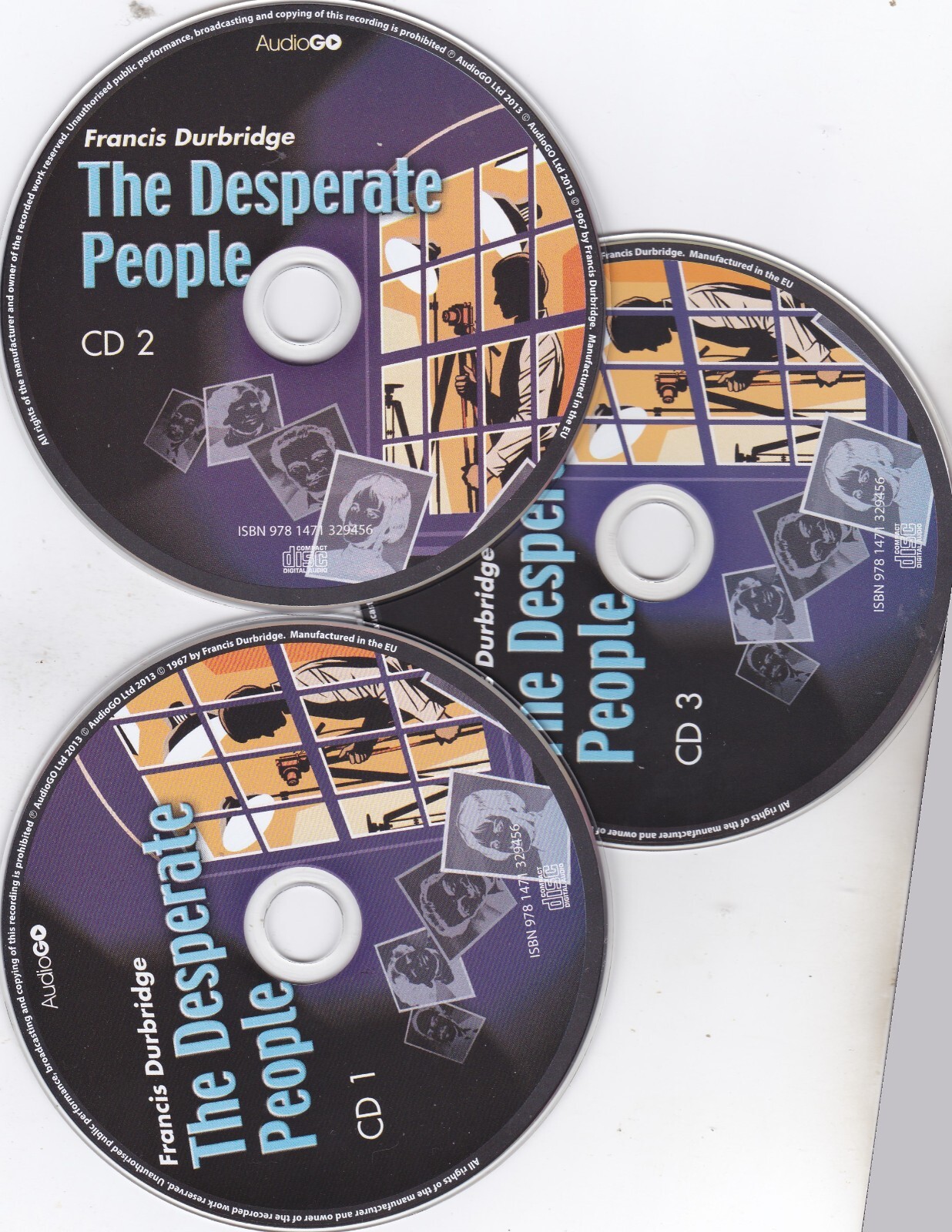 The Desperate People By Francis Durbridge Audio Book 6CDS Read By Neil Pearson