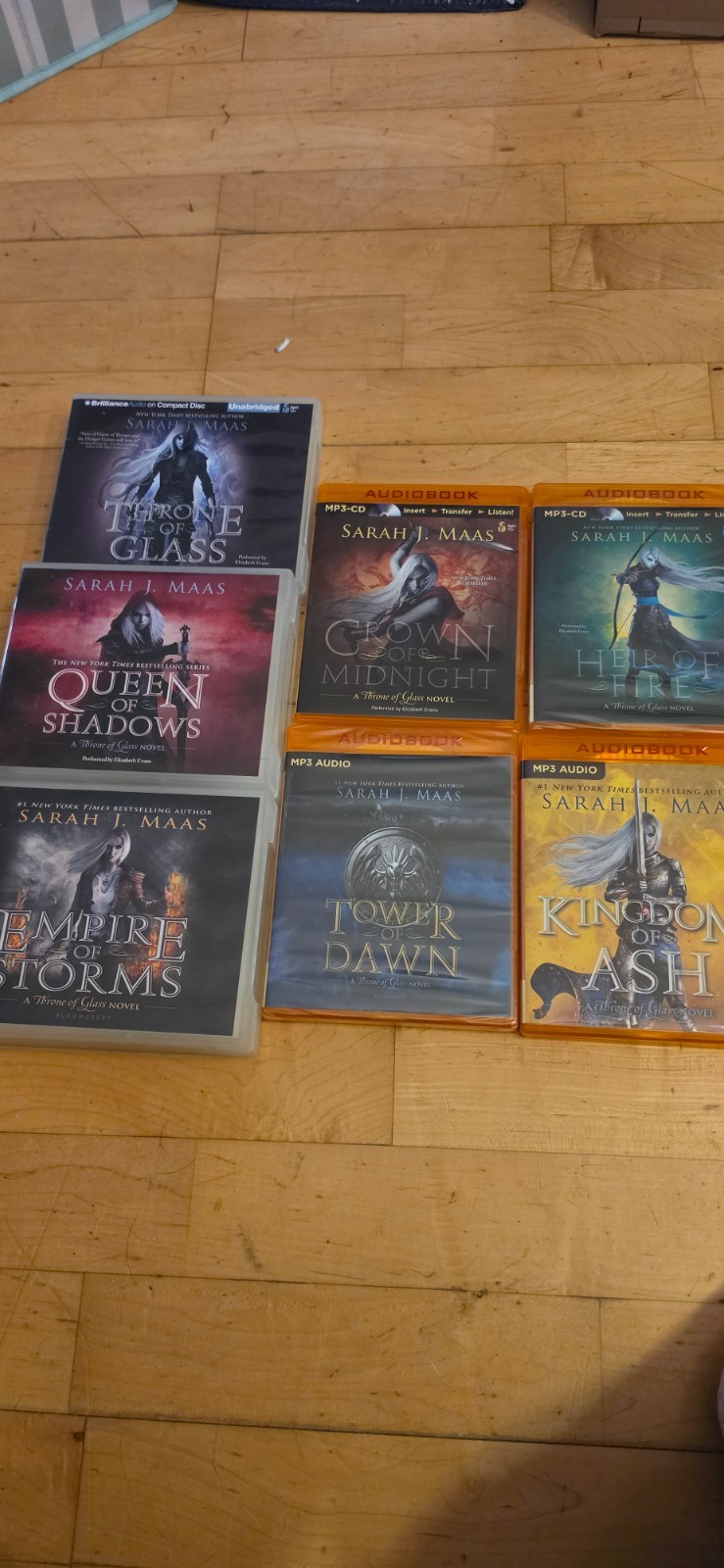 Sarah J Maas Throne of Glass Audiobook Complete Set Brand New Sealed