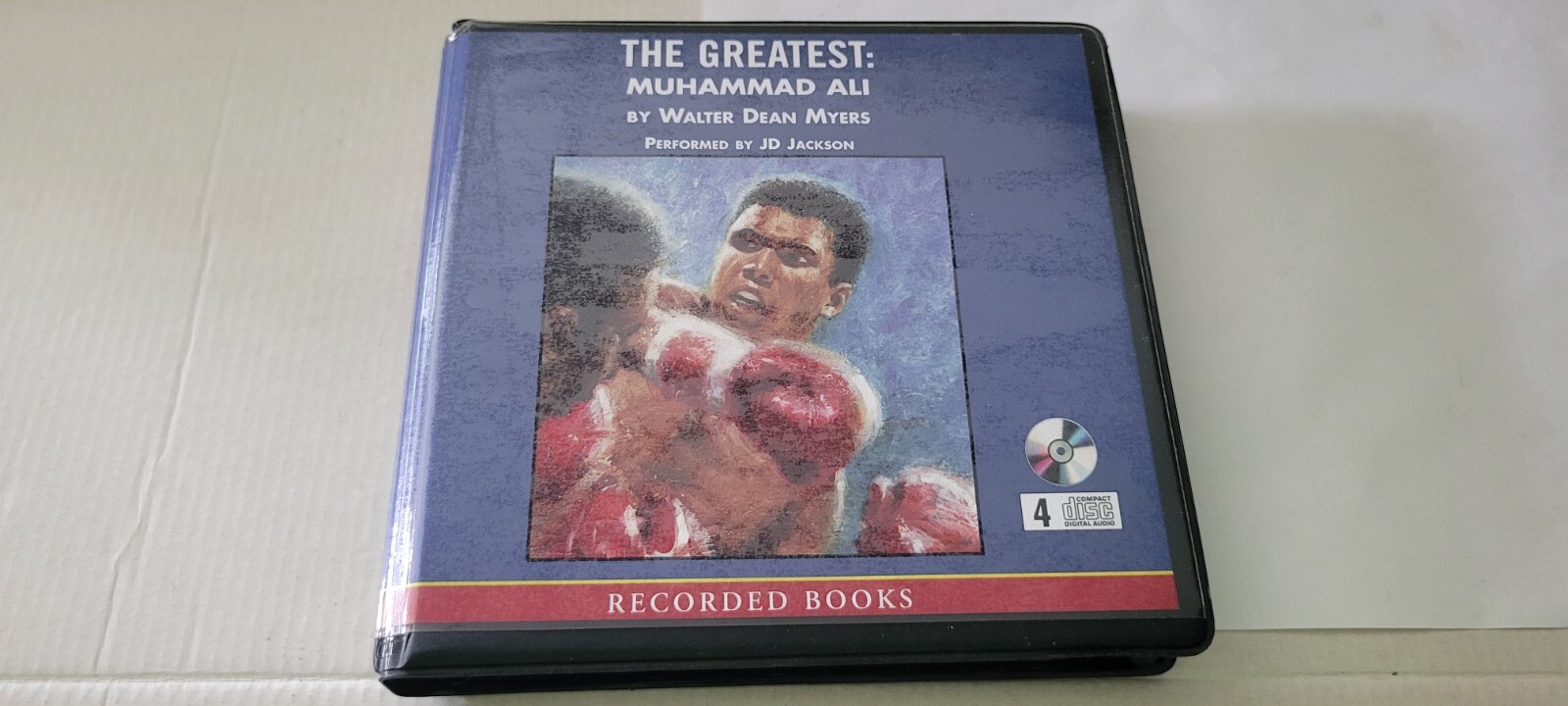 4 CDs The Greatest : Muhammad Ali by Walter Dean Myers Audiobook