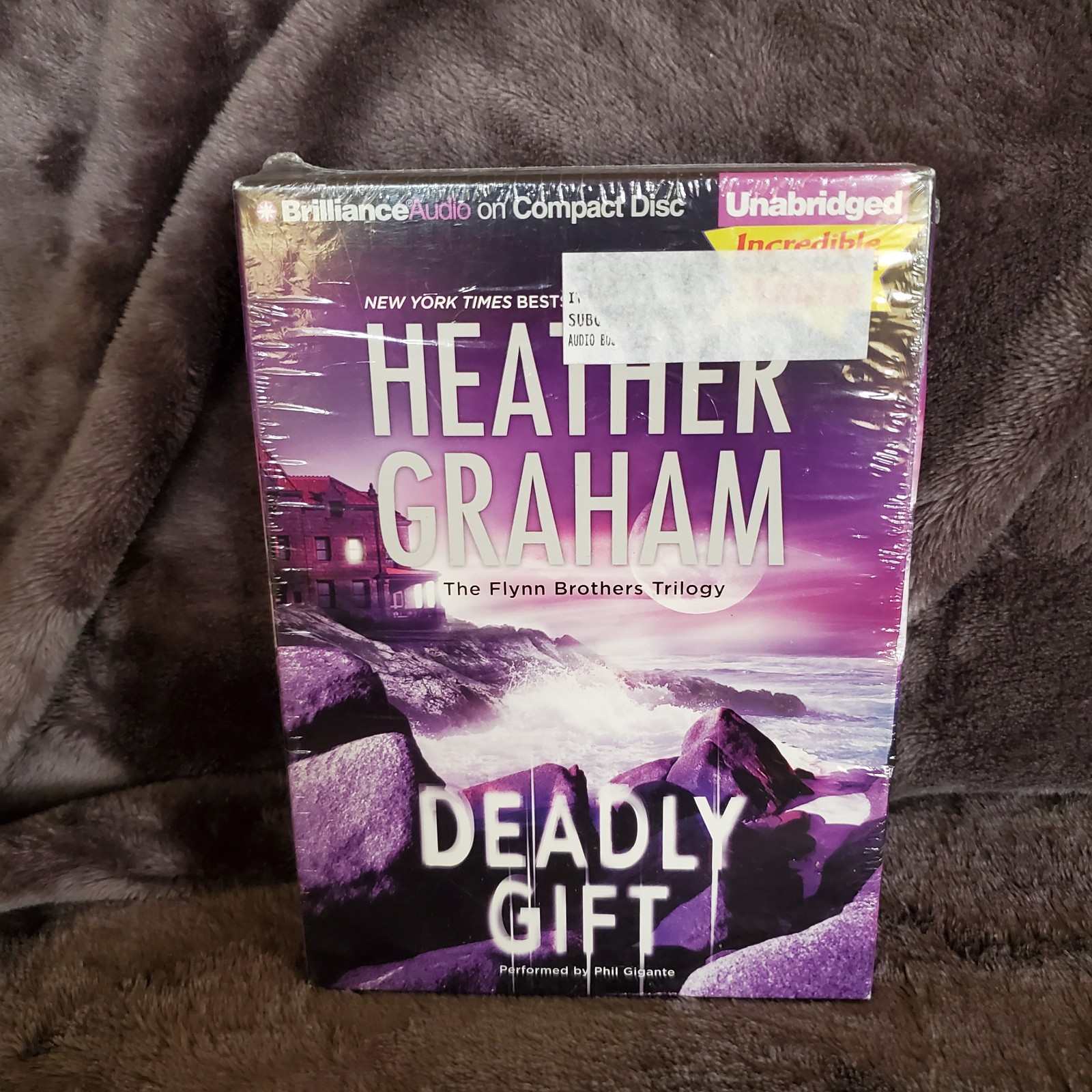 NEW «Deadly Gift» by Heather Graham, 8 CD Set Audiobook, Flynn Brothers Trilogy