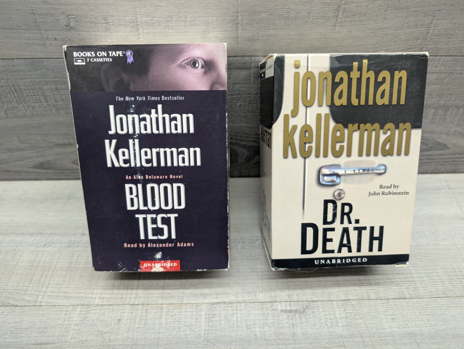 Jonathan Kellerman Lot Of 2 Audiobooks. Blood Test, Dr. Death