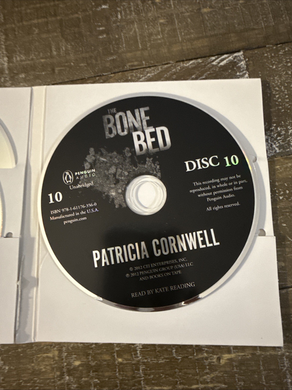 The Bone Bed Patricia Cornwell CD Audio Book