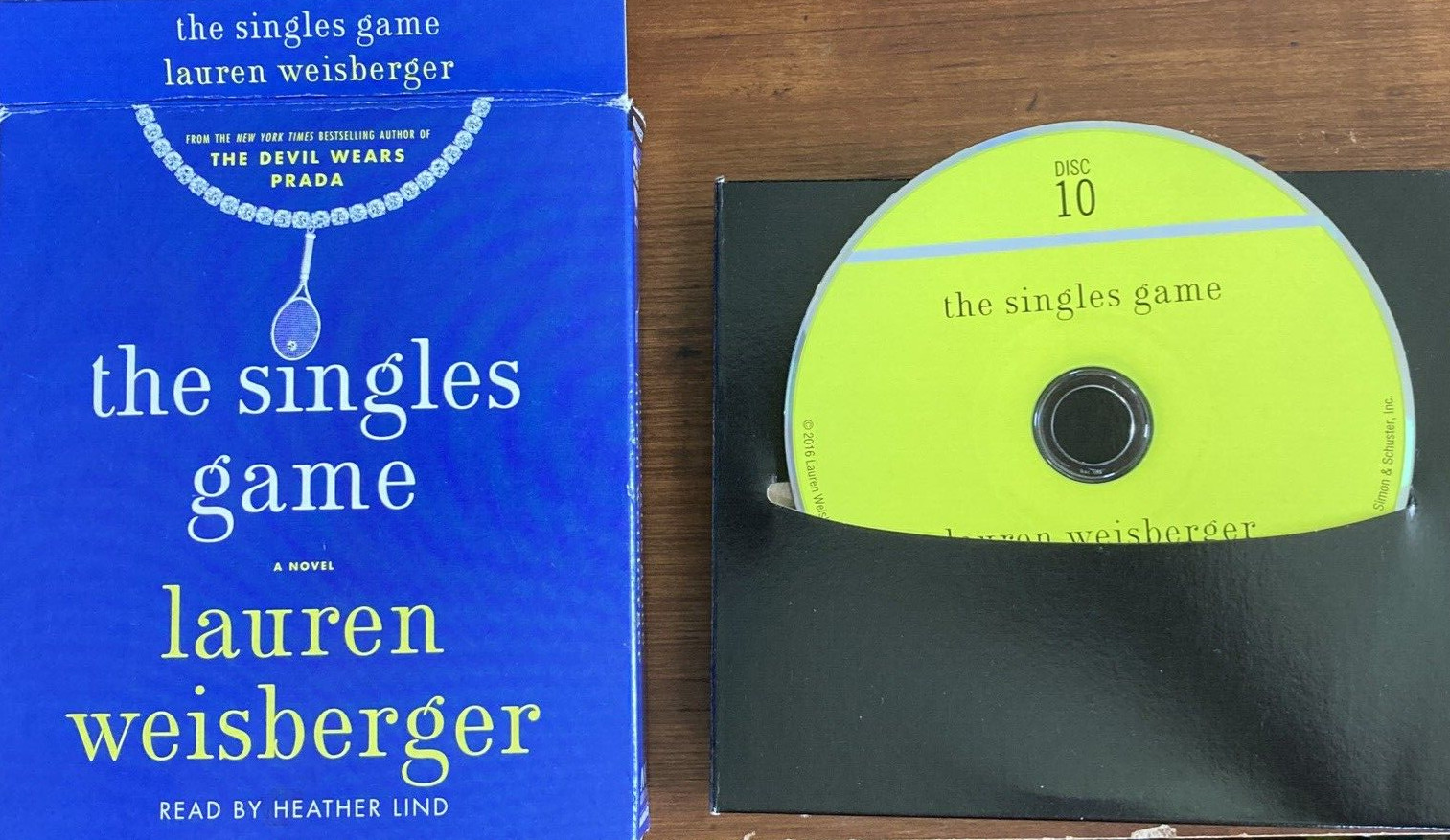 The Singles Game — by Lauren Weisberger AUDIOBOOK 12 hours on 10 CDs