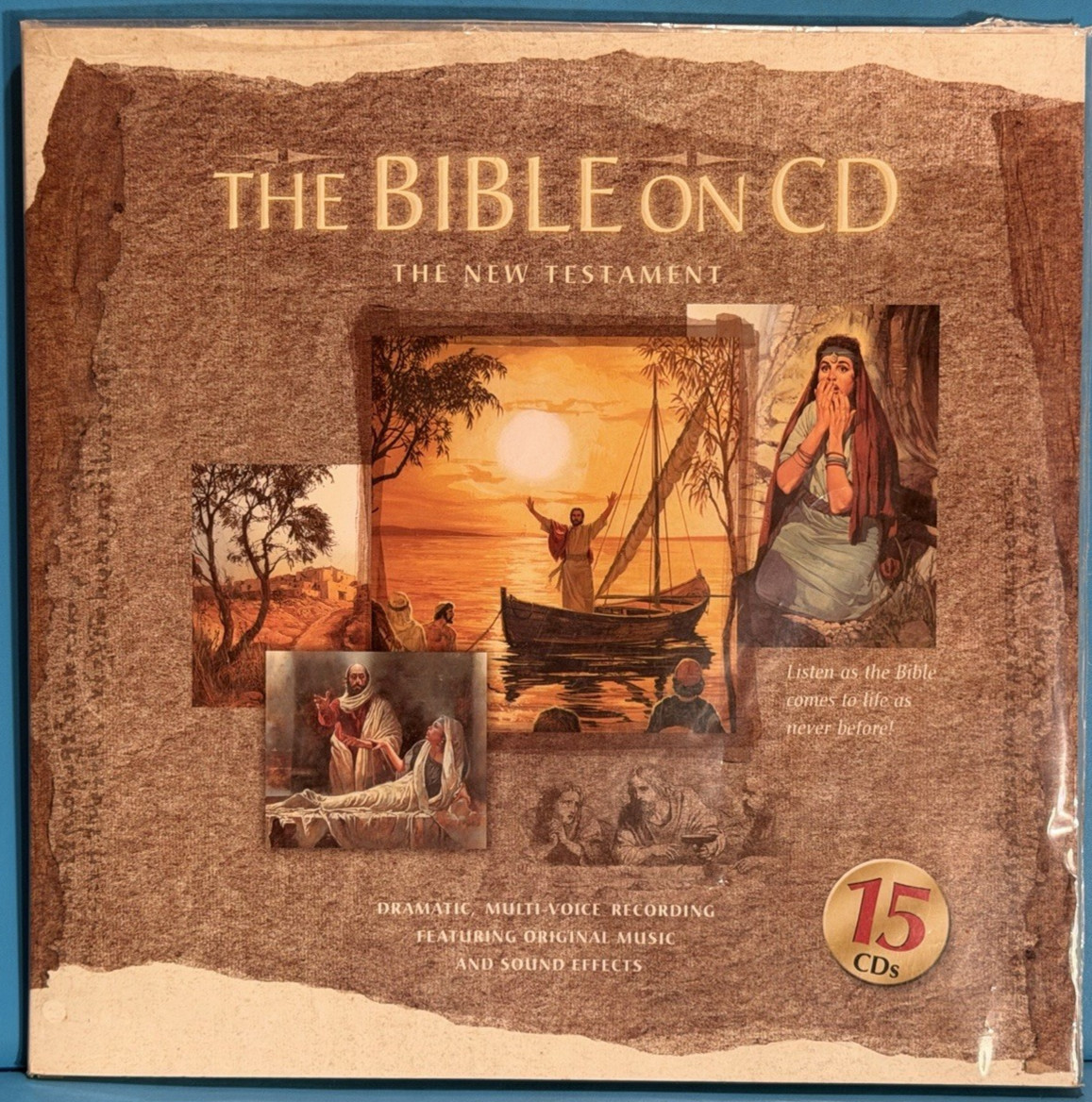 The Bible on 15 CDs The New Testament Dramatic Multi-Voice Recording NLT Version