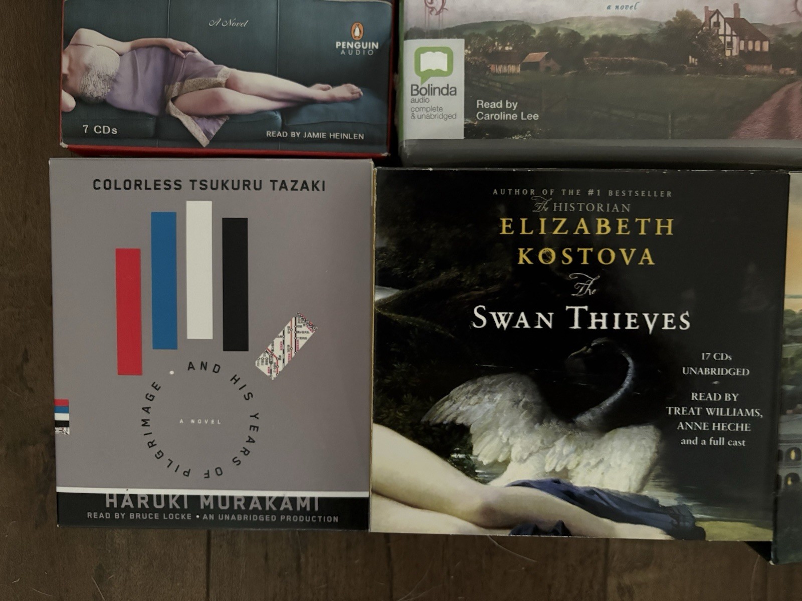 Literary & Contemporary Fiction CD Audiobook Lot — Backman, Franzen, Kingsolver