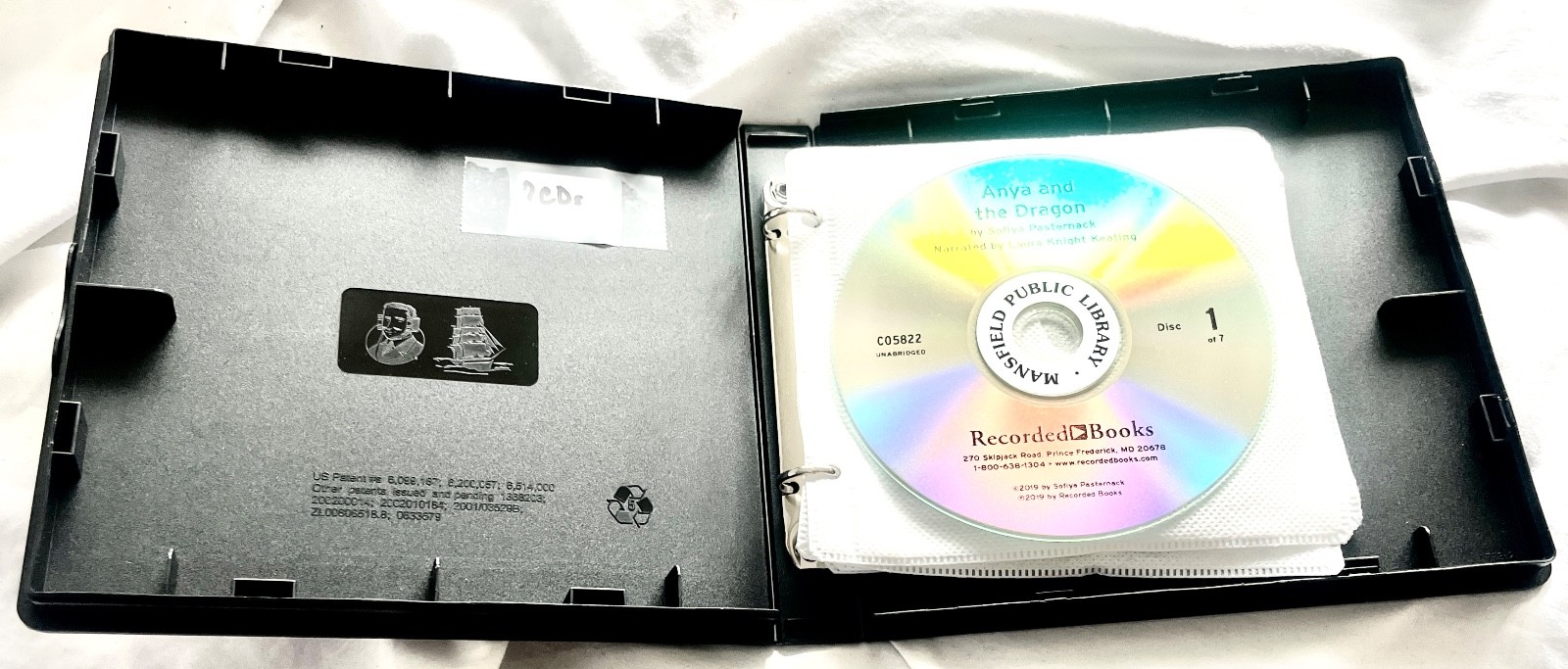 Anya And The Dragon🔴Sofiya Pasternack💿Recorded Books 9 CD Black Case EXLIB