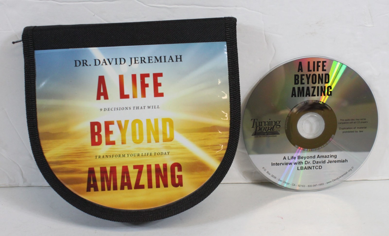 Dr David Jeremiah A Life Beyond Amazing 12 CD Disc Set Audiobook Case Scripture