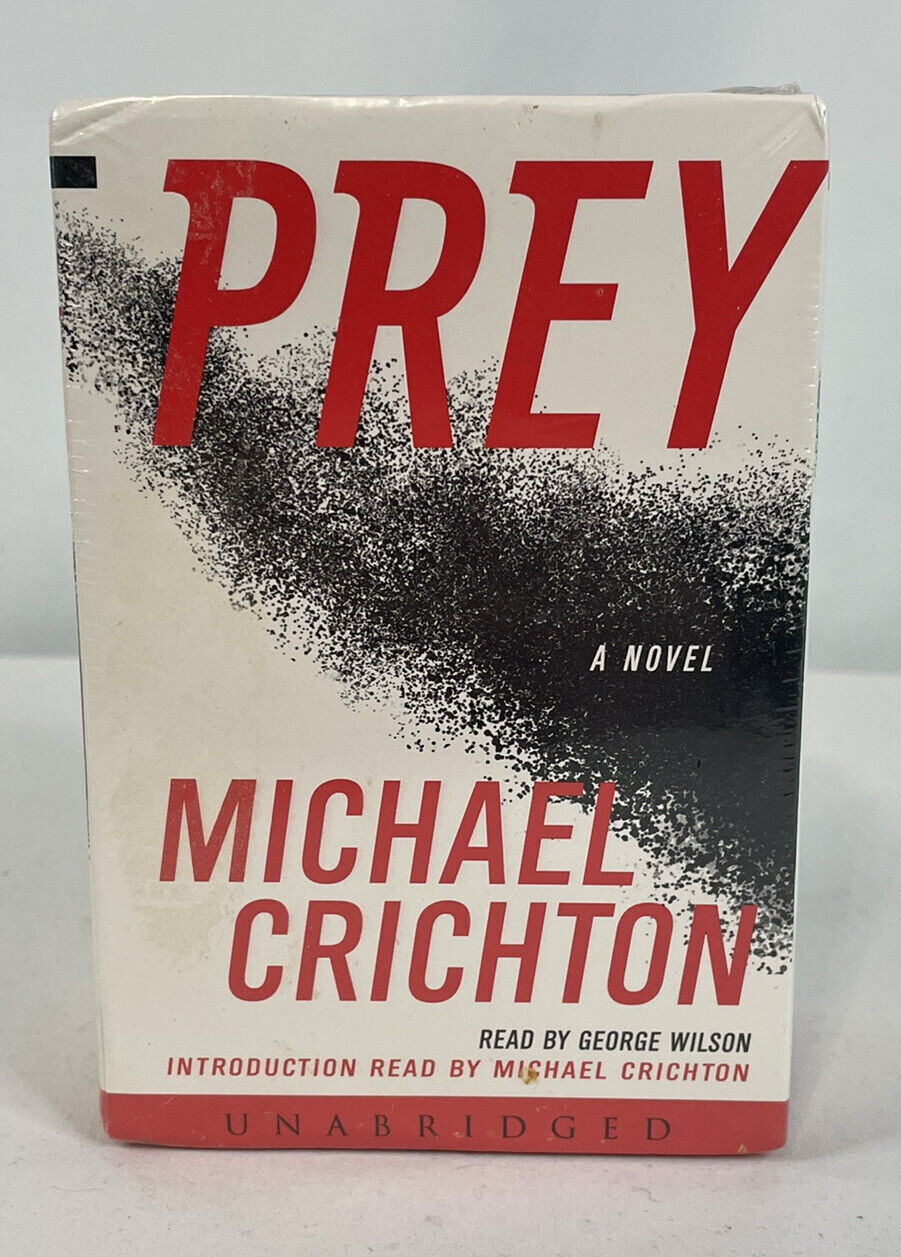Prey by Michael Crichton Audiobook Cassette Tape Novel Book Brand New