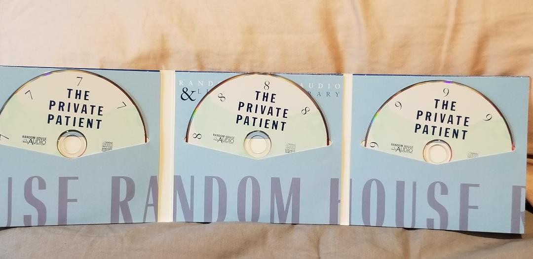 P. D. James — THE PRIVATE PATIENT — Unabridged audio book — 12 CDs, 15 hours