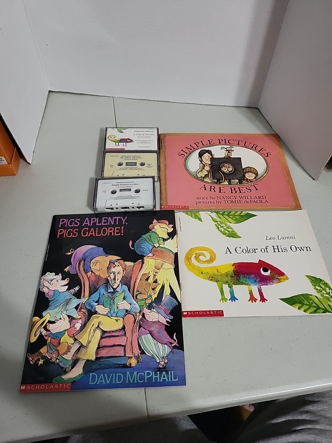 Scholastic Vintage 90s Audiobook Cassettes Tapes Kids Books Lot Of 3 #7