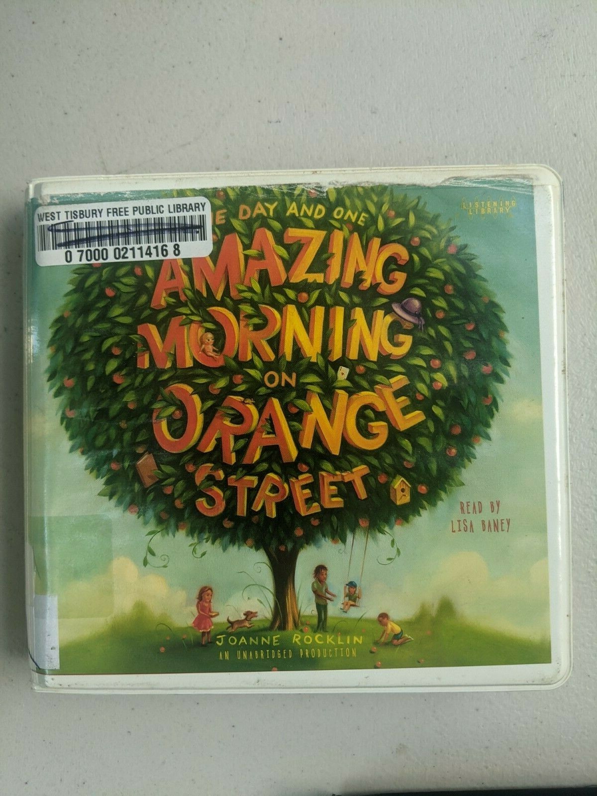 Shelf6 ~ audiobook on cds ONE DAY AND INE AMAZING MORNING ON ORANGE STREET