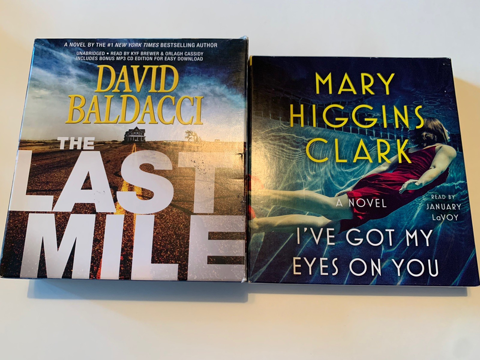 Audio Book — Mary Higgins Clark I`ve Got My Eyes On You & The Last Mile Baldacci