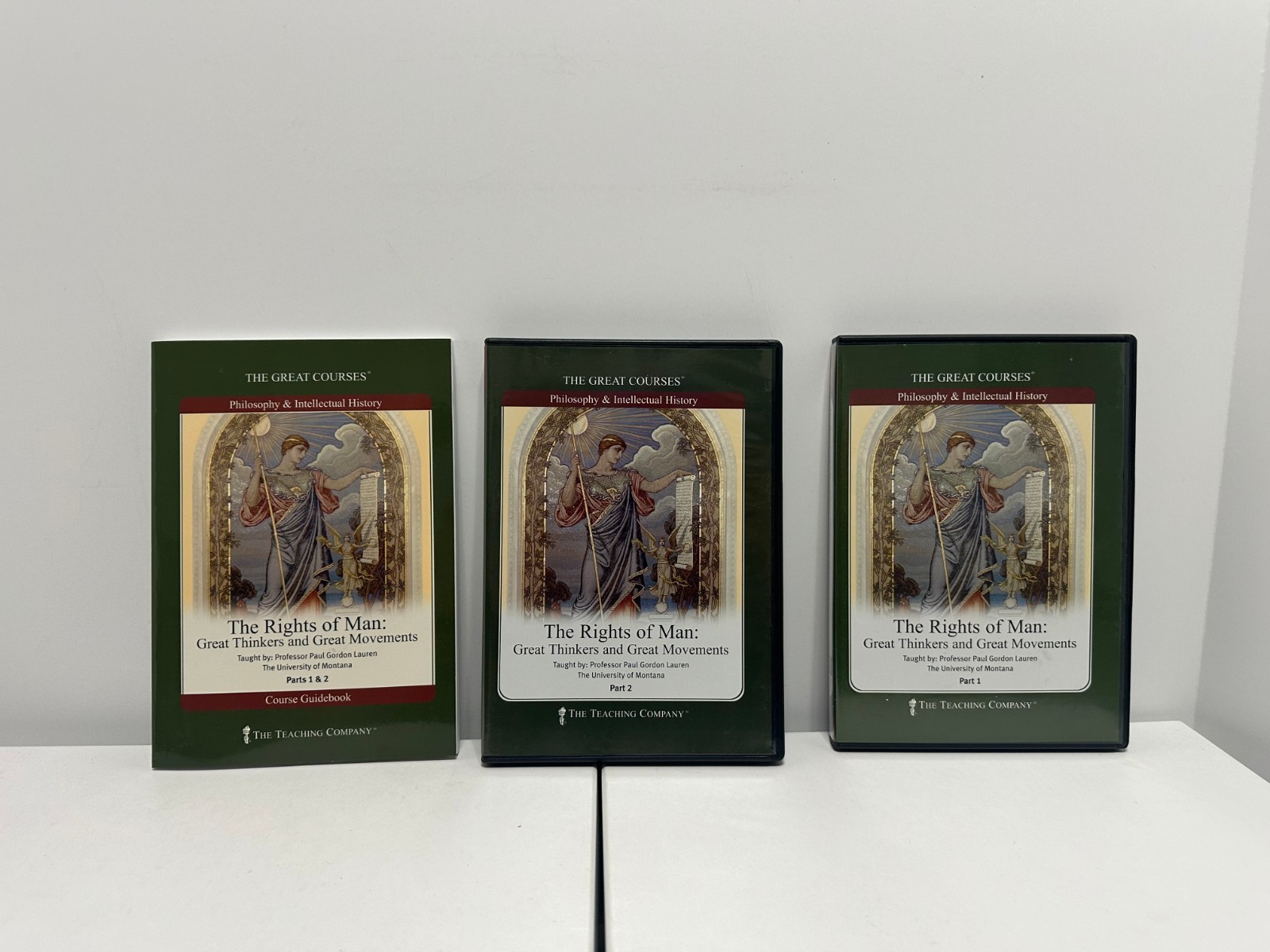 The Great Courses: Rights of Man Great Thinkers & Movements Parts 1 & 2 Book CDs