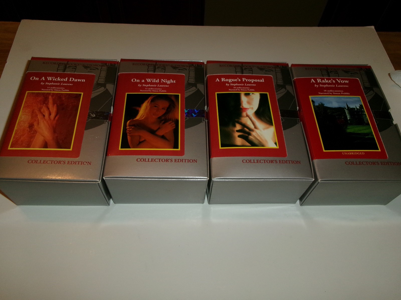 (4) Stephanie Laurens historical romances unabridged audio