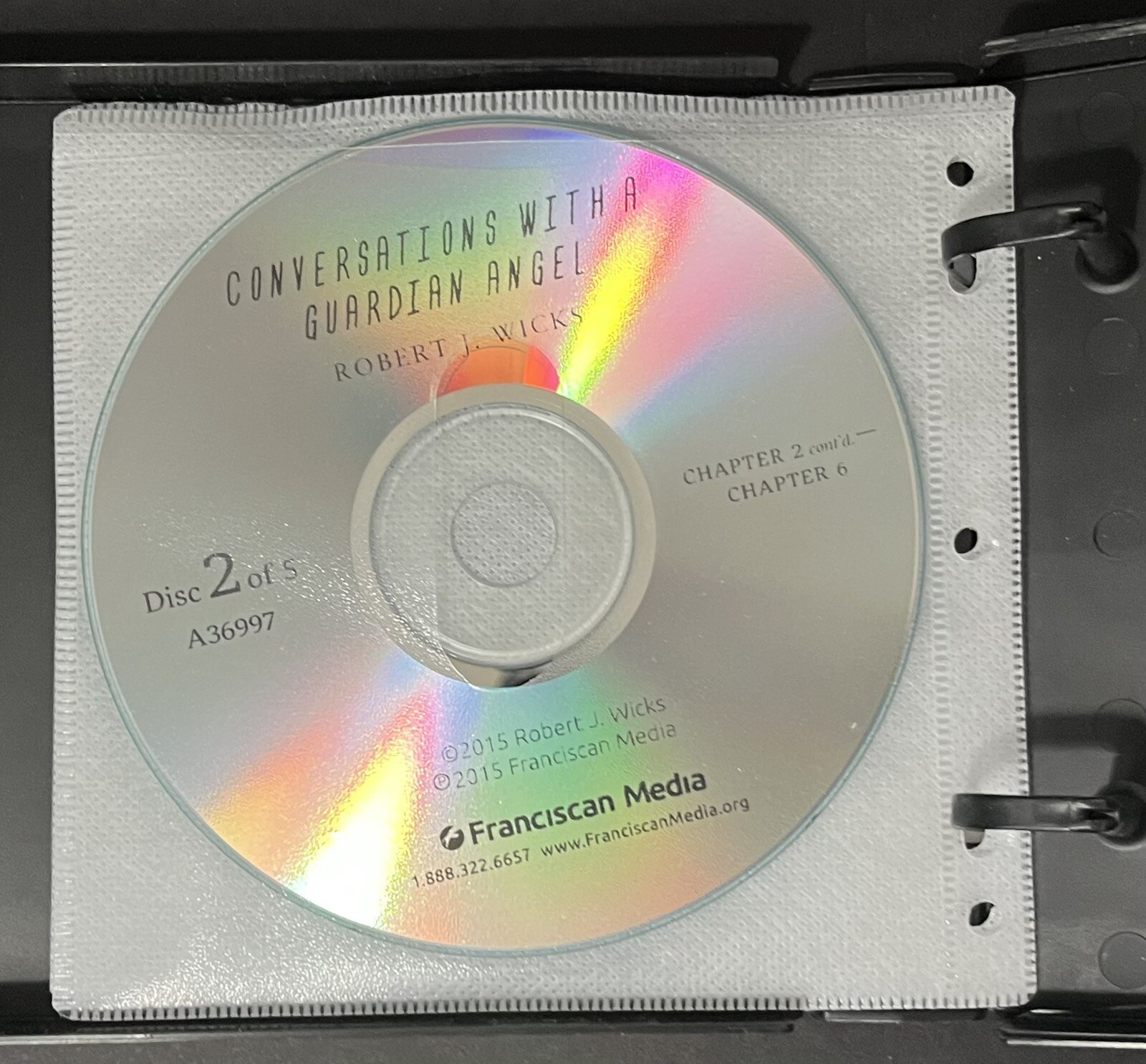 2015 Conversations With A Guardian Angel By Robert J. Wicks 5 CD Set Audio Book