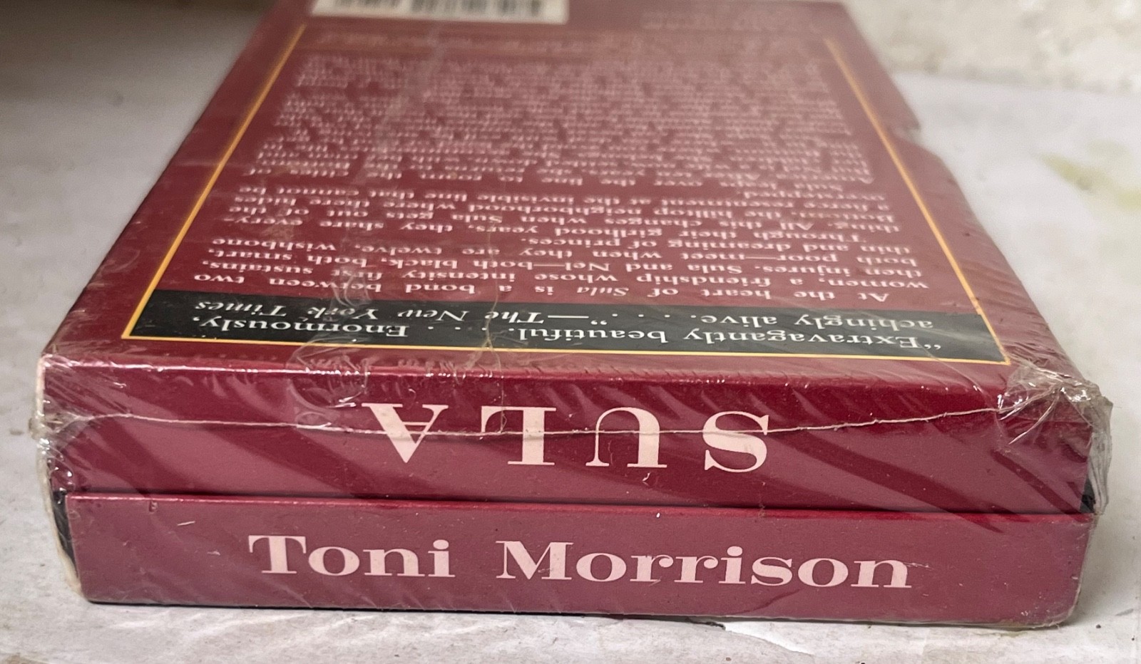 RARE SEALED Random House Audiobooks SULA read by author Toni Morrisson cassettes
