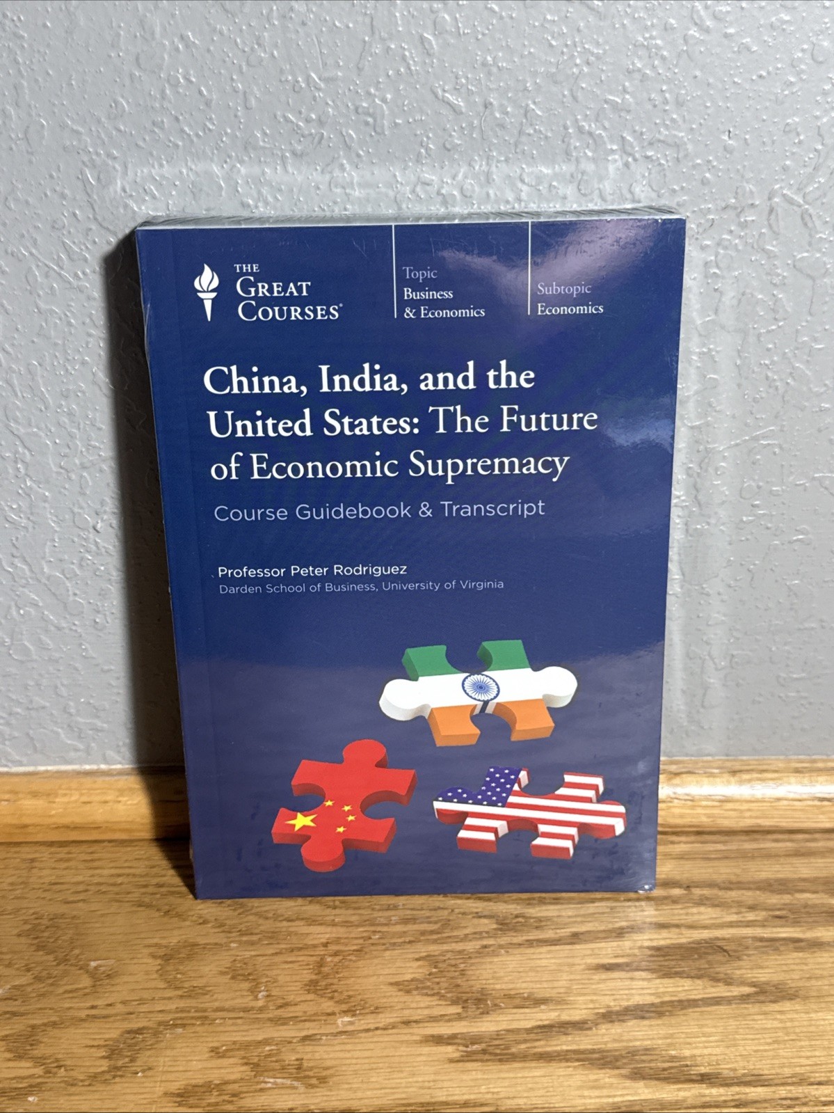 The Great Courses — China India & The US: Economic Supremacy 3 CDs + Book NEW
