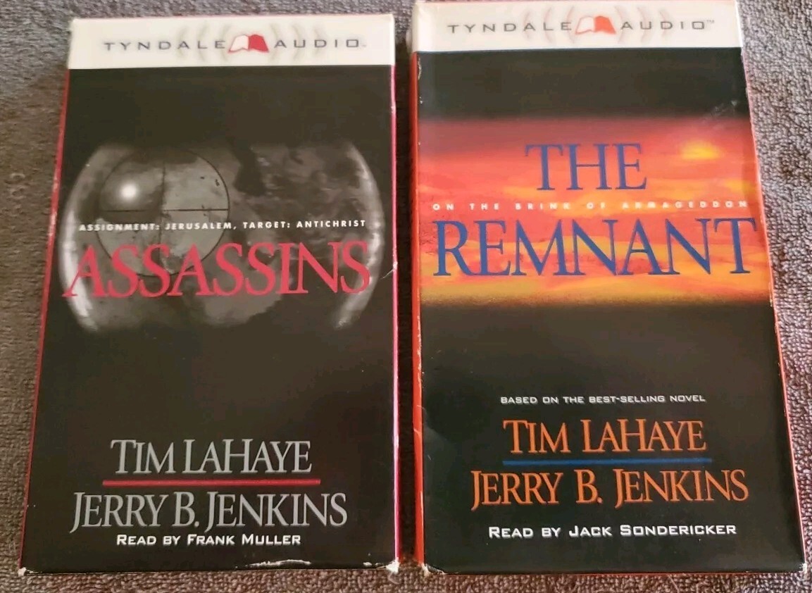 Left Behind Series Cassette Audio Book Lot of 2 -Assassins / The Remnant