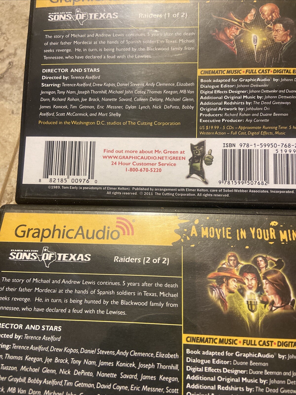 Graphic Audio Sons of Texas Complete Set 30 Cds Elmer Kelton CD Audiobook Lot