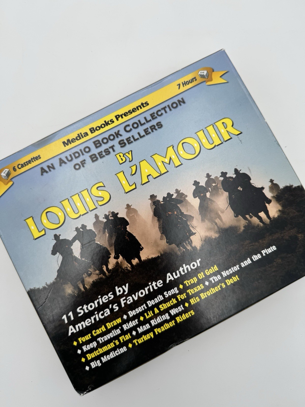 Louis L’amour Audio Book Collection of Best Sellers Rare Cassettes Dramatized