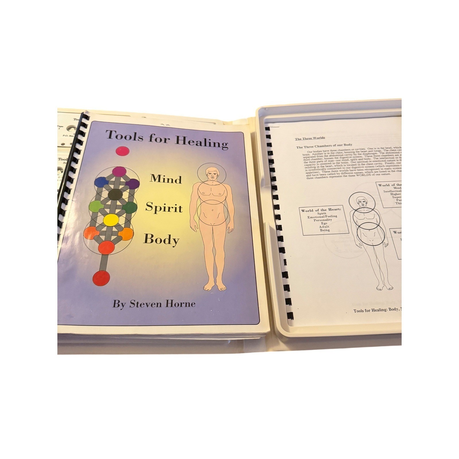 Steven Horne Tools for Healing Body Mind Spirit 8 Cassette Tape Set 1994 Vintage