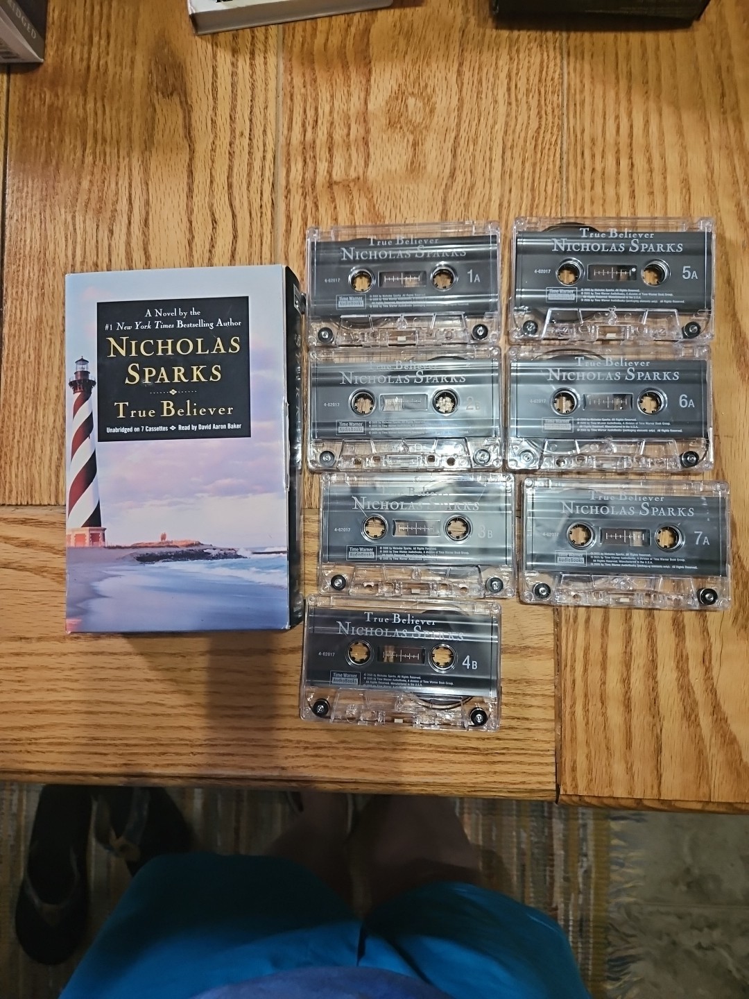 Nicholas Sparks True Believer Audiobook — Complete 7 Cassettes