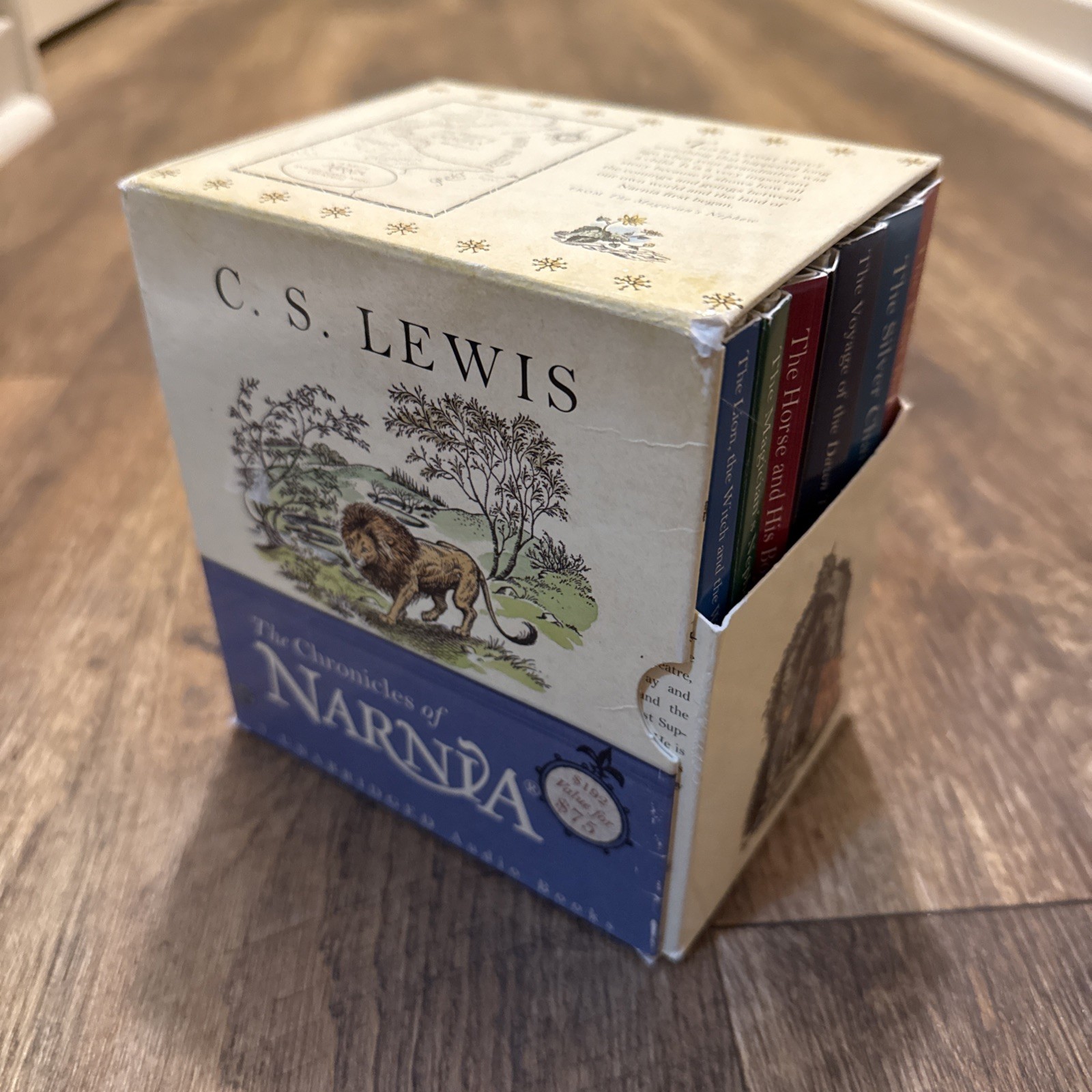 C. S. Lewis The Chronicles of Narnia Unabridged Audiobook Box Set Missing 1 Disc