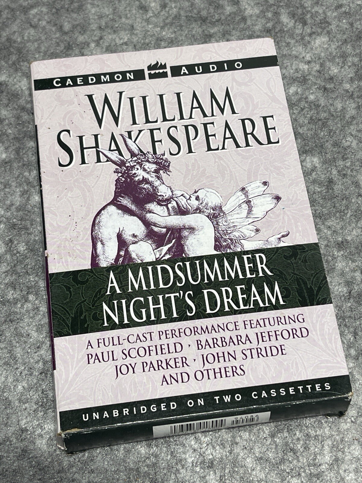 A Midsummer Night’s Dream by William Shakespeare Unabridged On 2 Cassettes