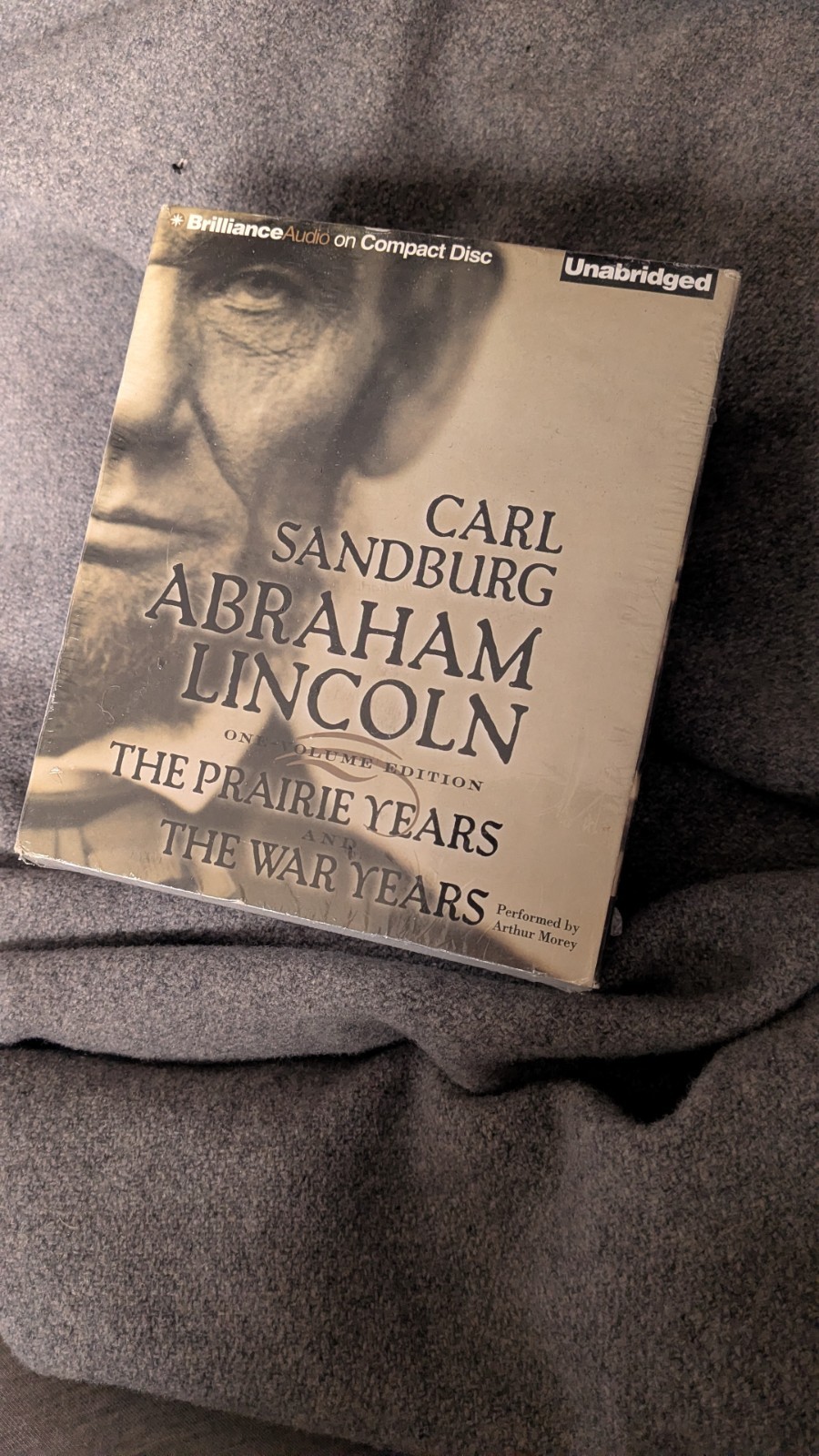 CARL SANDBURG ABRAHAM LINCOLN unabridged audiobook NEW