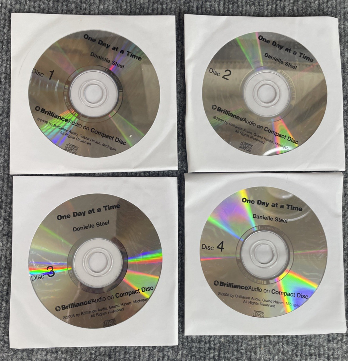 Lot of 4 DANIELLE STEEL Audiobooks On CD Rogue Amazing Grace Southern Lights