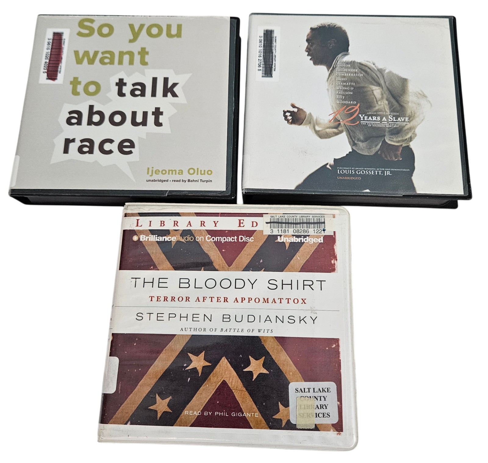 Audiobooks CDs Historical Non Fiction Memoir Narrative African American Lot Of 3