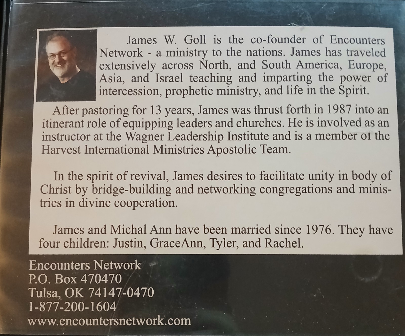 Angelic Encounters James W & Michael Ann Goll on 15 Cds Complete Set