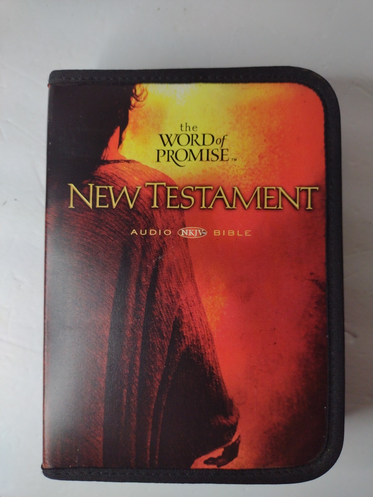 New Testament NKJV Audio Bible The Word of Promise (20-CD) Jim Caviezel Zip Case