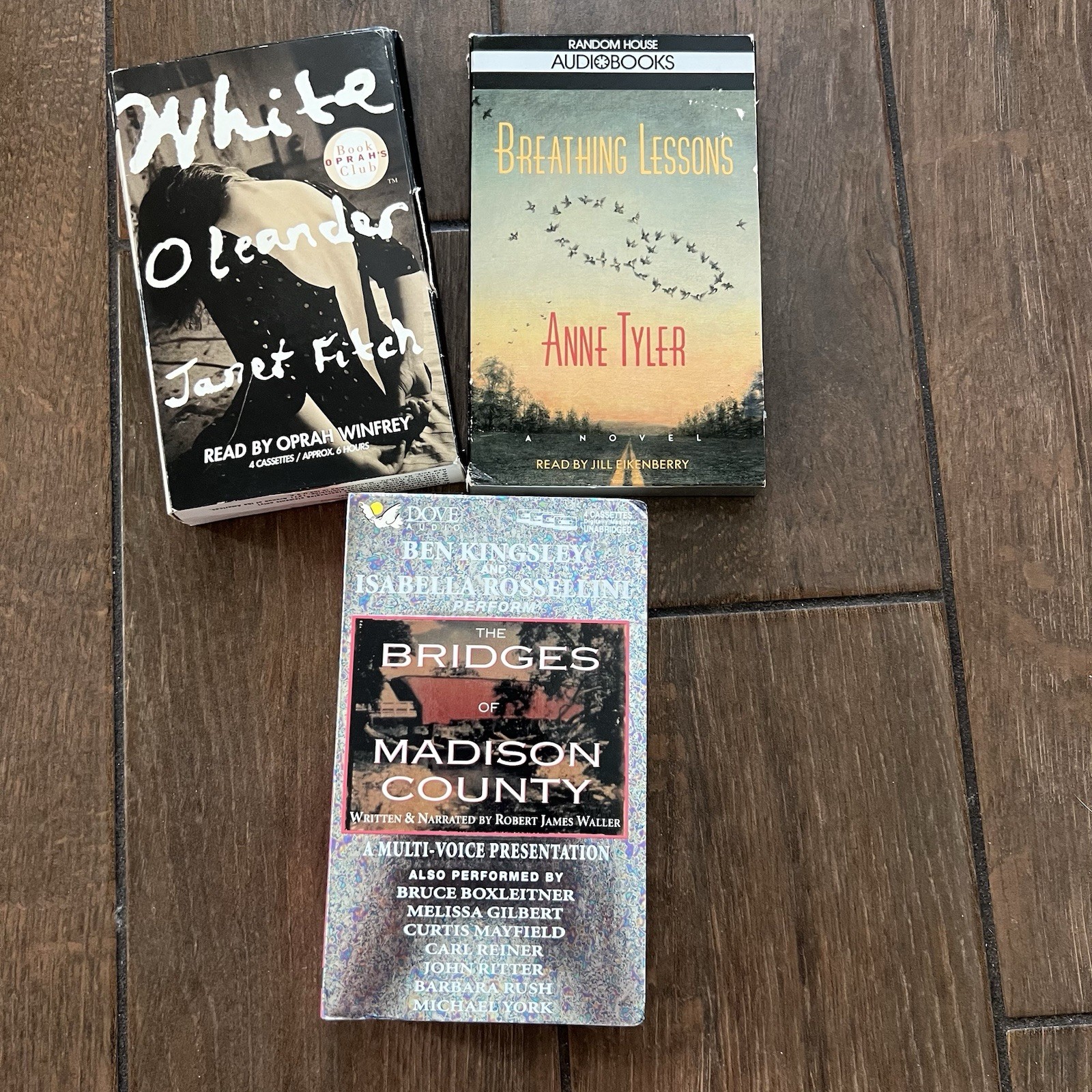 Lot of Three Summer Beach Reads Books on Tape Audiocassettes Anne Tyler etc