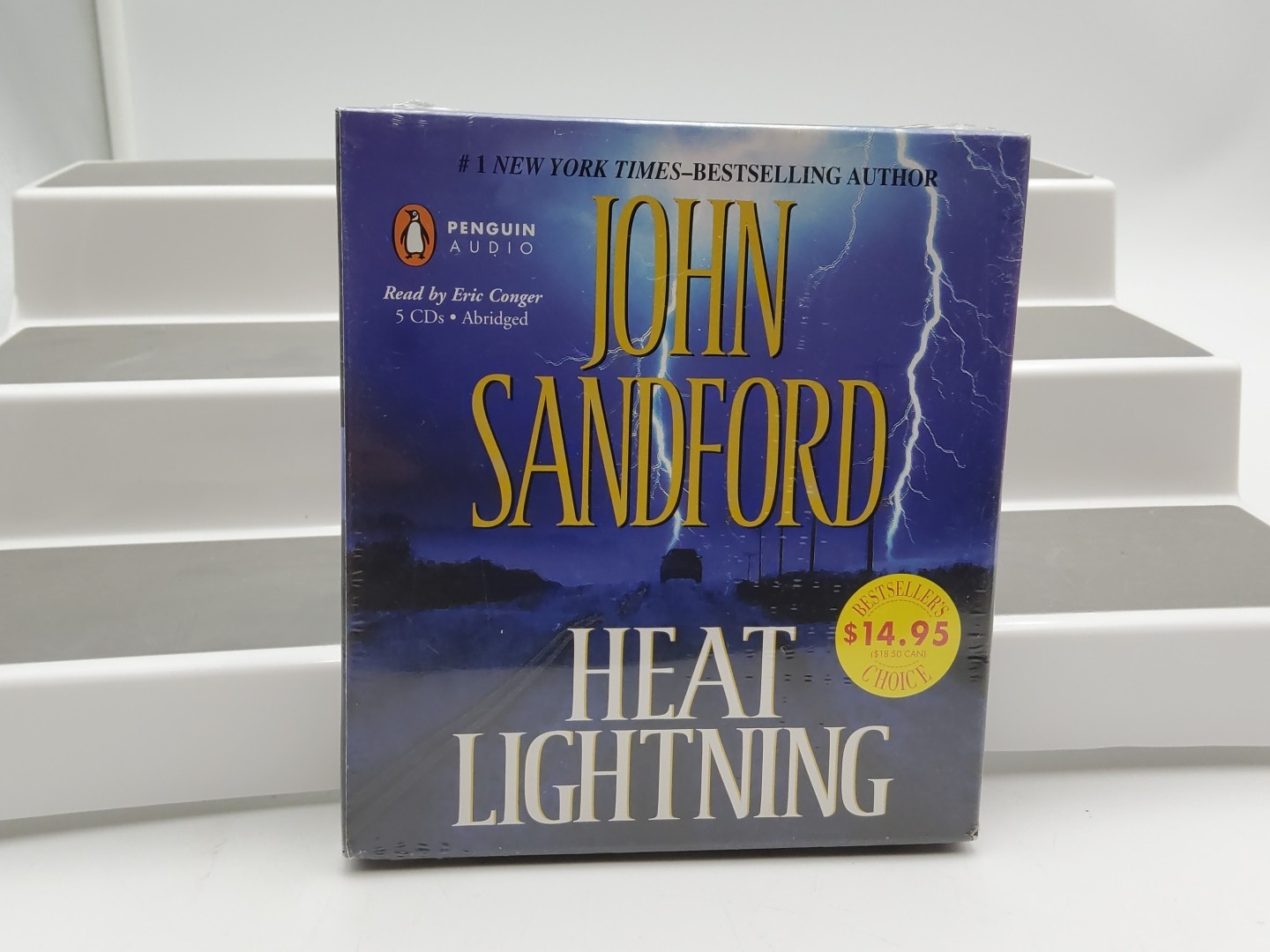 Heat Lightning — By John Sanford — Audiobook CD Novel Book — New