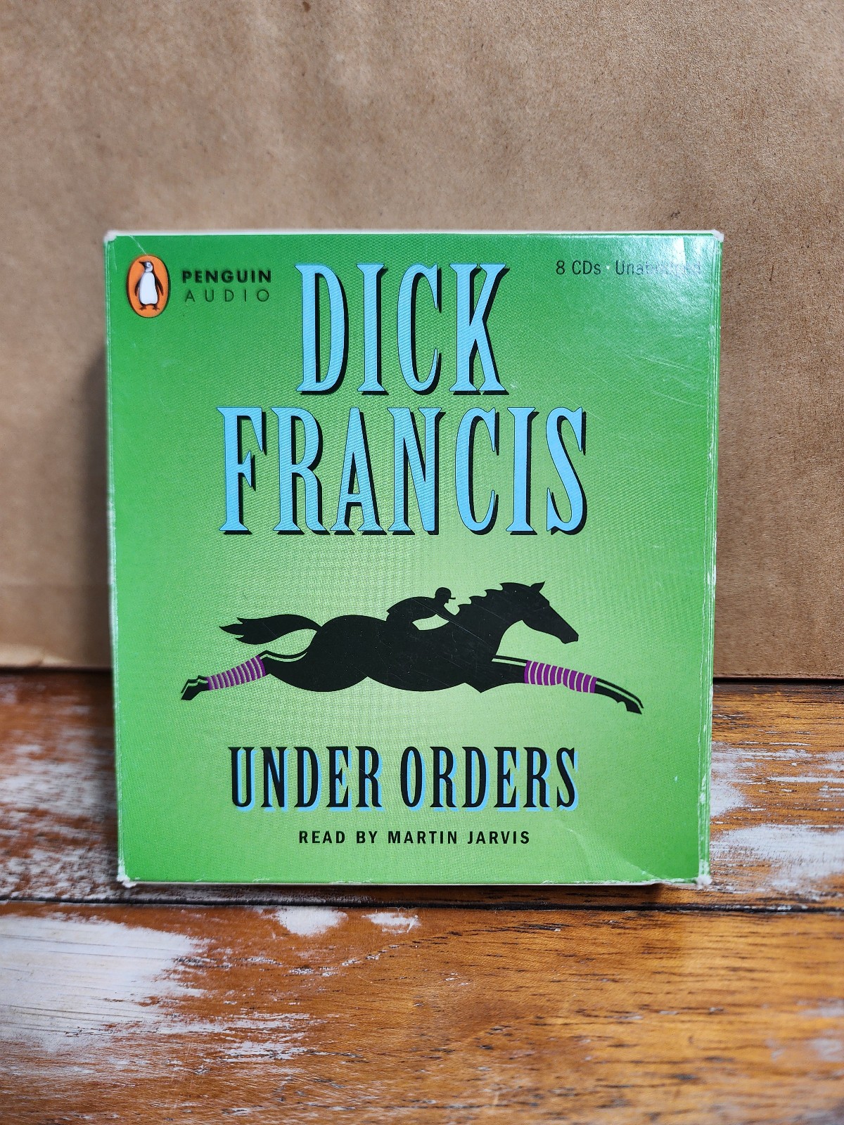 Under Orders by Dick Francis, Audiobook on CD, Narrated by Martin Jarvis