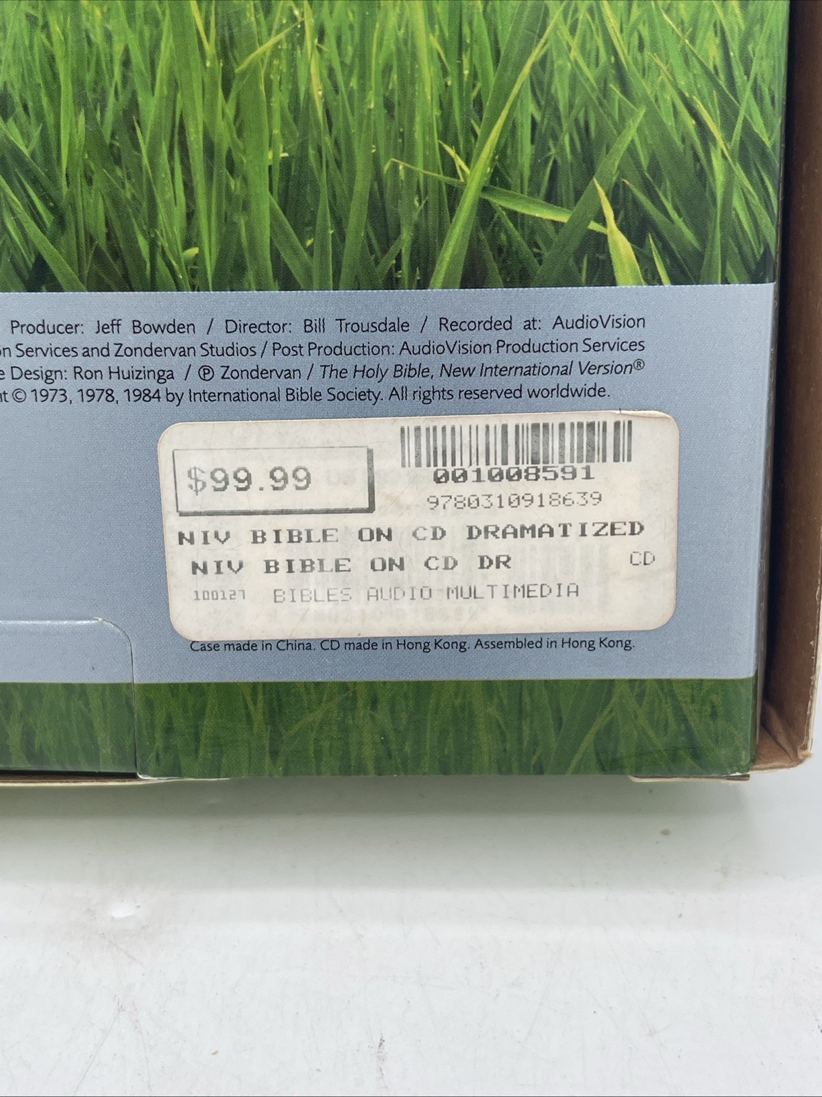 NIV Audio Complete Bible on 64 CD Set NOS Case 2002 ZONDERVAN New Old Testament
