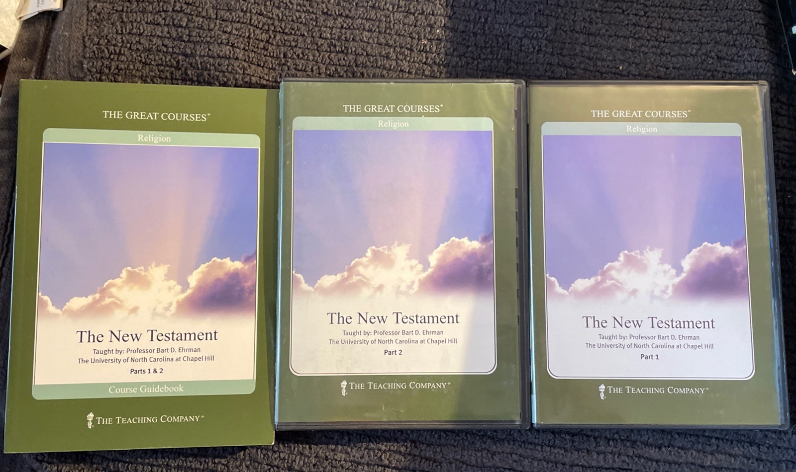 Great Courses New Testament Part 1 & 2 — 12 Audio CDs and Book Lecture Ehrman
