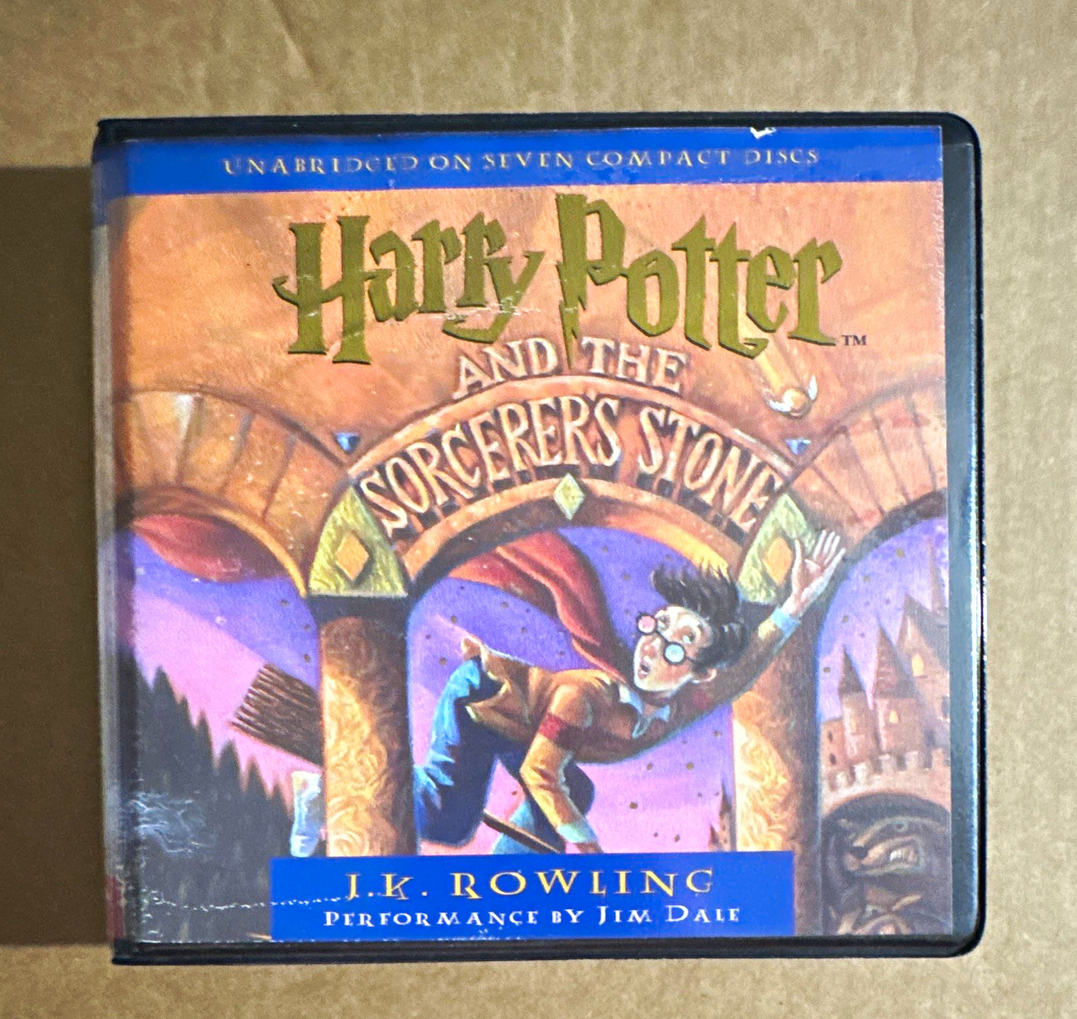 Harry Potter Sorcerer’s Stone Unabridged Audiobook CD 7 Discs Jim Dale