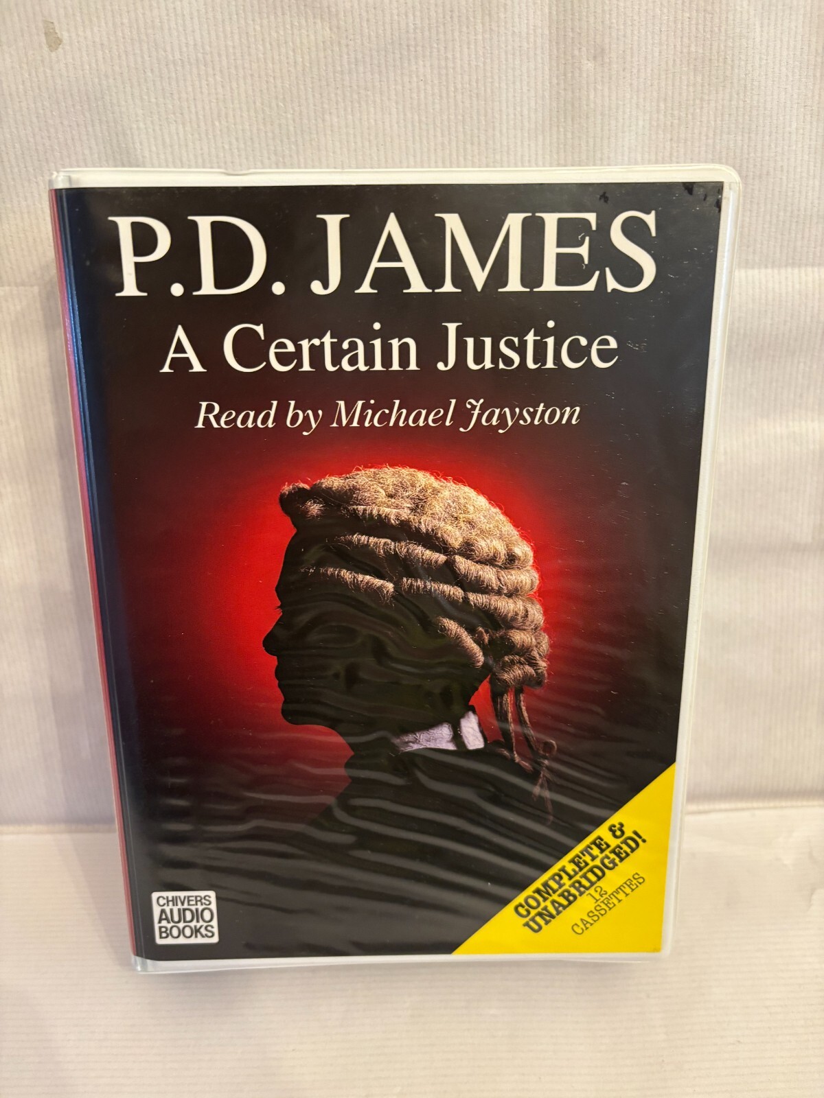 P D James A Certain Justice 12 Cassettes Chivers Audio Book