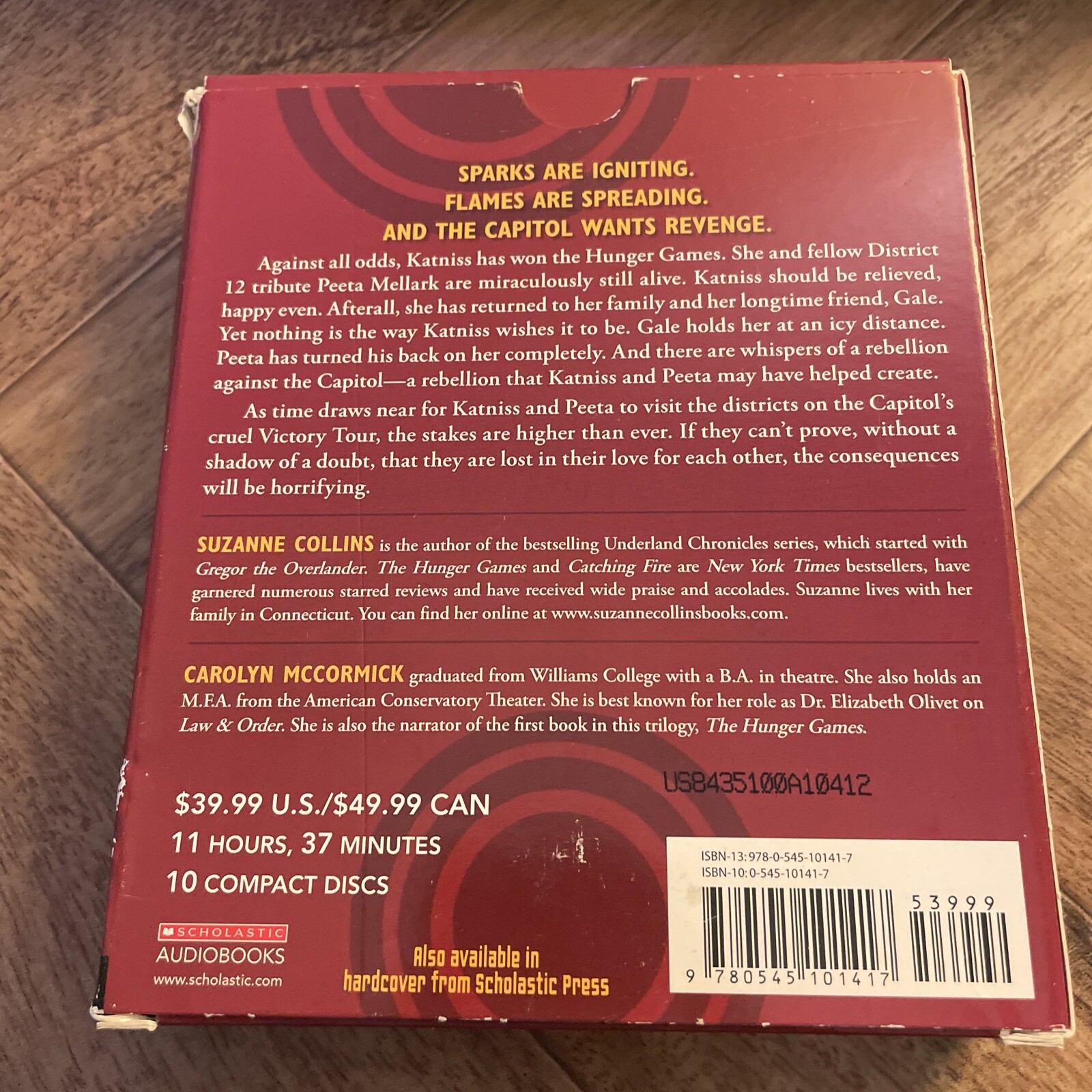 The Hunger Games Ser.: Catching Fire by Suzanne Collins (2009, Audiobook)