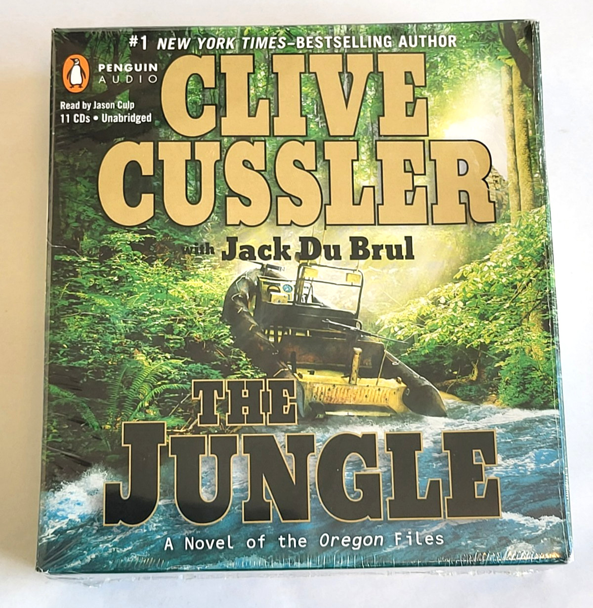 Clive Cussler – The Jungle (Audiobook, 11 CDs) Oregon Files Series NEW & Sealed