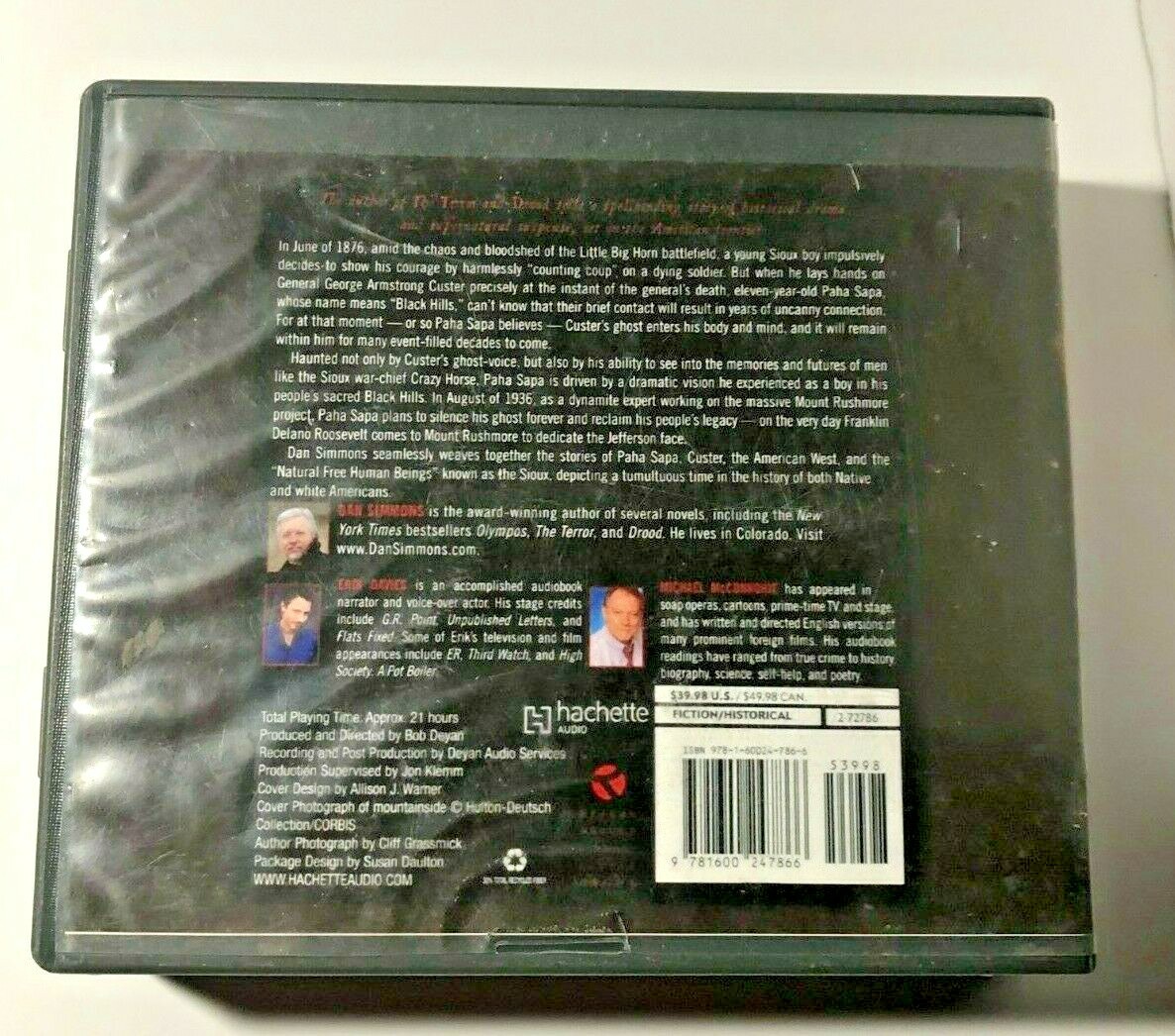 Black Hills by Dan Simmons (Unabridged Audiobook on CD)
