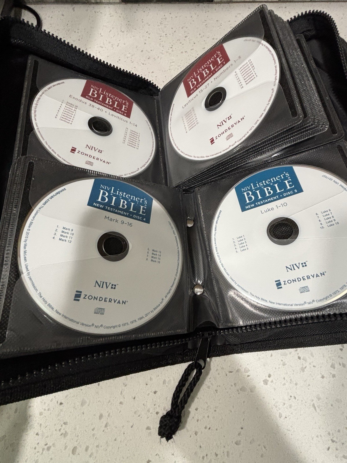 NIV Dramatized Audio CD Bible Old New Testament Max McLean Version 65 Total