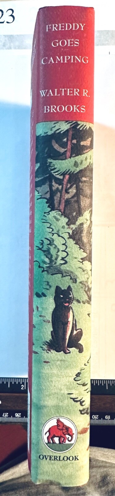BROOKS: Freddy Goes Camping (Freddy the Pig #15) (The Overlook Press, 2001)