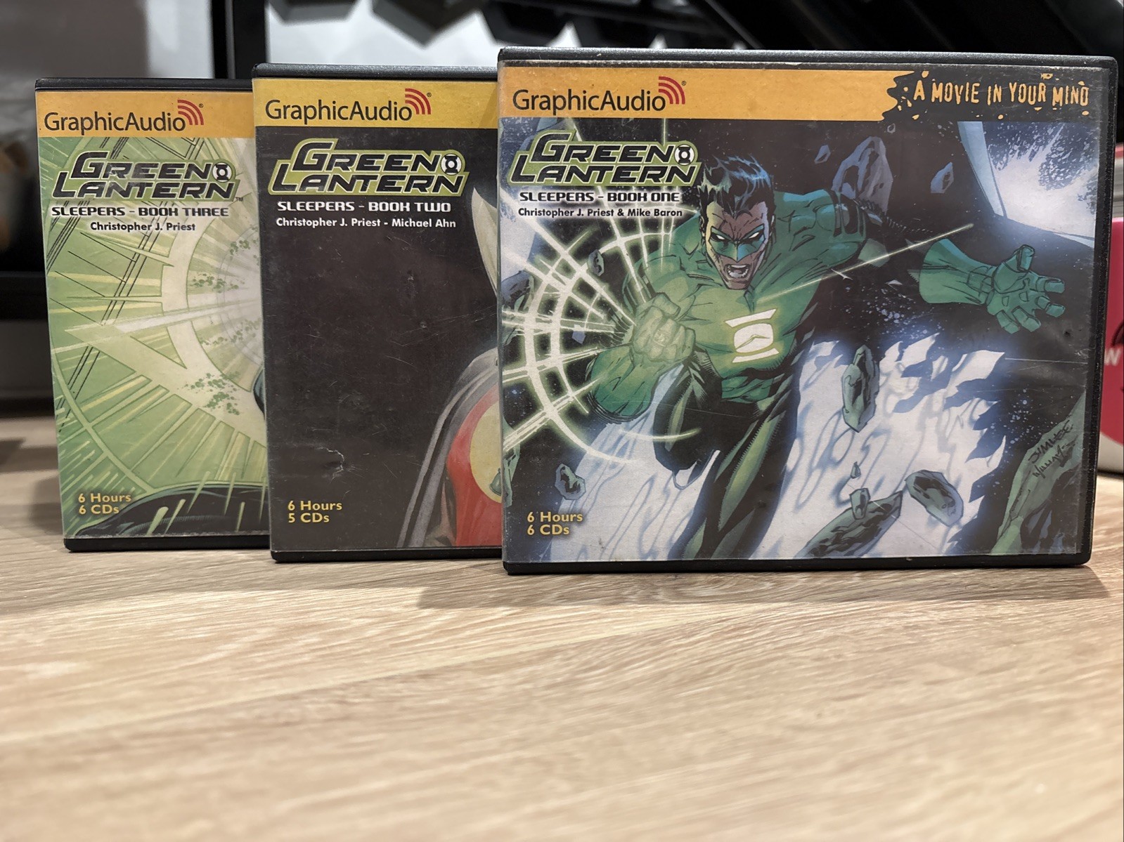 GraphicAudio Green Lantern Sleepers Trilogy Audiobook CD 1-3 Complete
