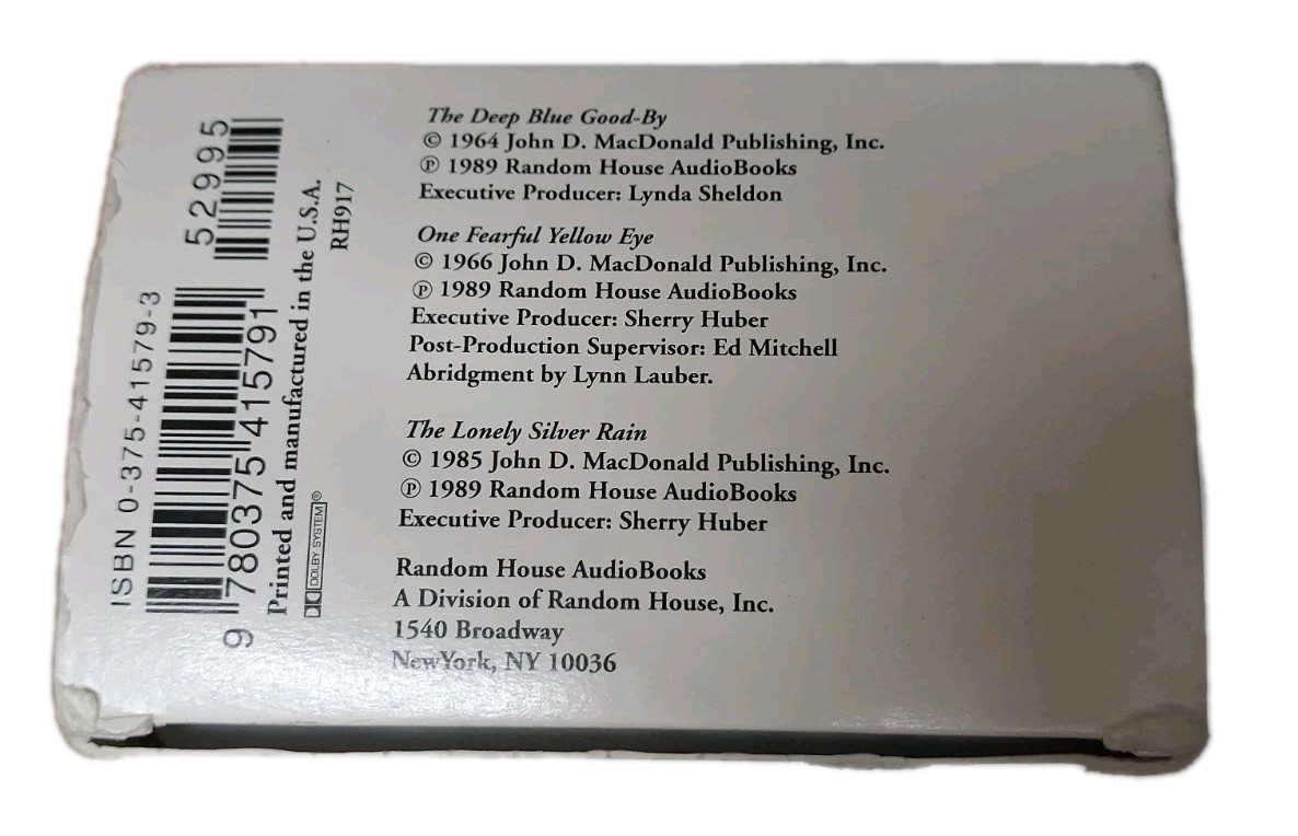 THE JOHN D MACDONALD VALUE COLLECTION AUDIOBOOK CASSETTE DARREN MCGAVIN