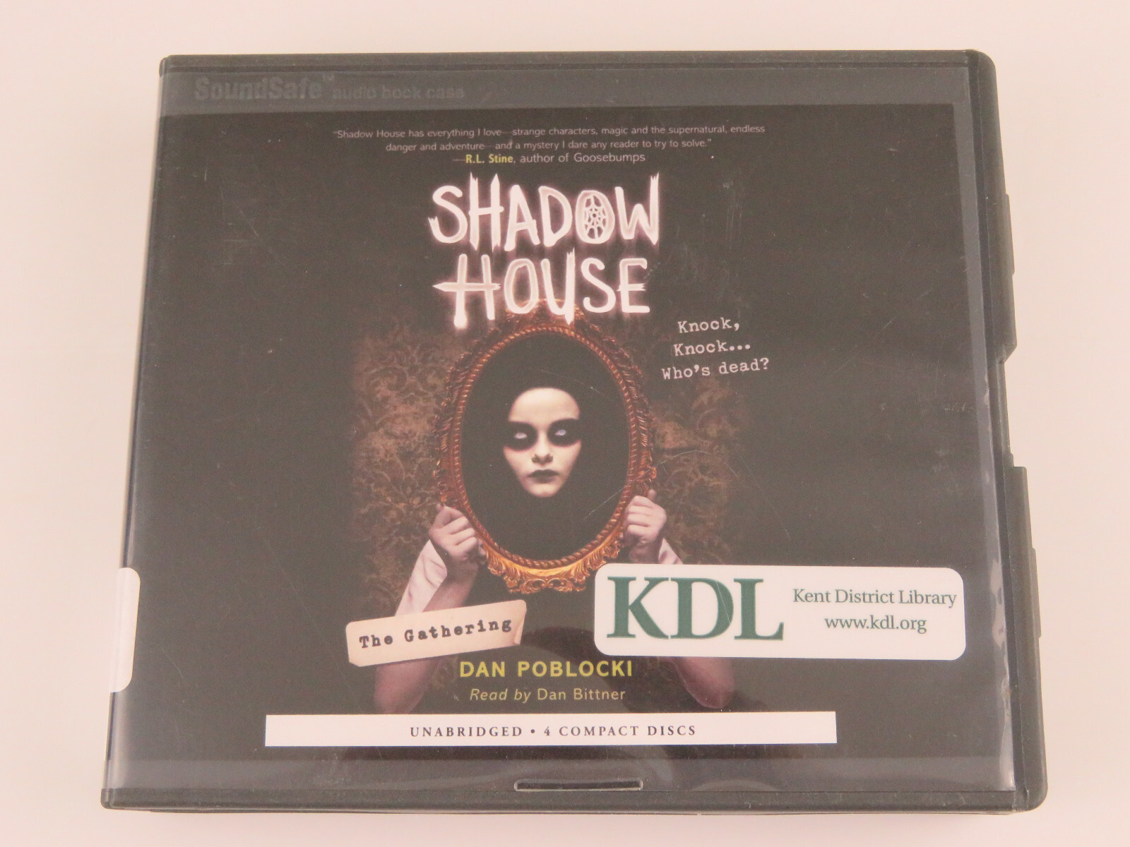 SHADOW HOUSE by Dan Poblocki — Audiobook on 4 CDs — Unabridged