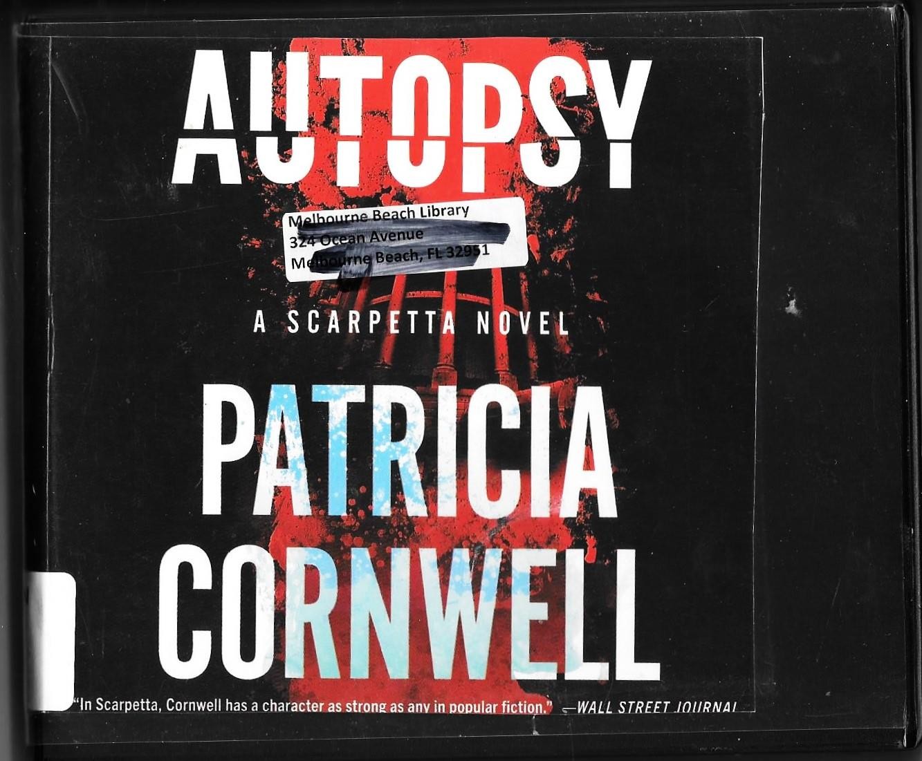 Audio Book AUTOPSY A Scarpetta Novel by Patricia Cornwell — 10 Discs — Ex-Lib